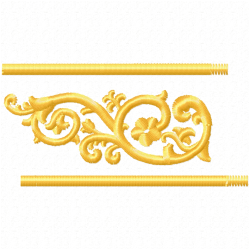 Flowers And Tree Embroidery Design 8